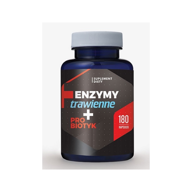 Enzymy trawienne + probiotyk 180 kapsułek Hepatica
