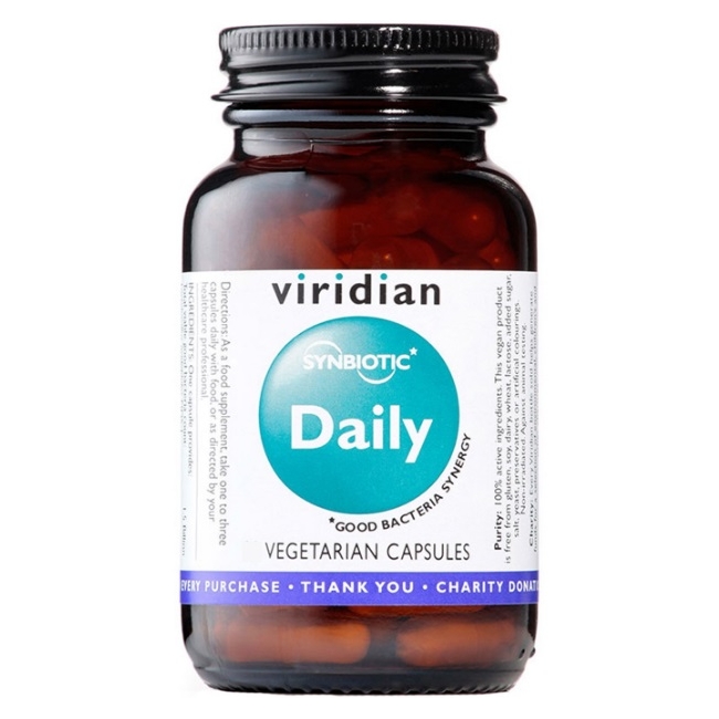 Viridian Daily Synerbio (Synbiotic) 90 kapsułek 