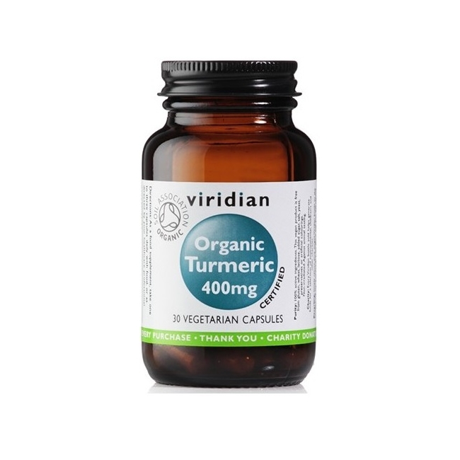 Viridian Organic Turmeric kurkuma 30 kapsułek 