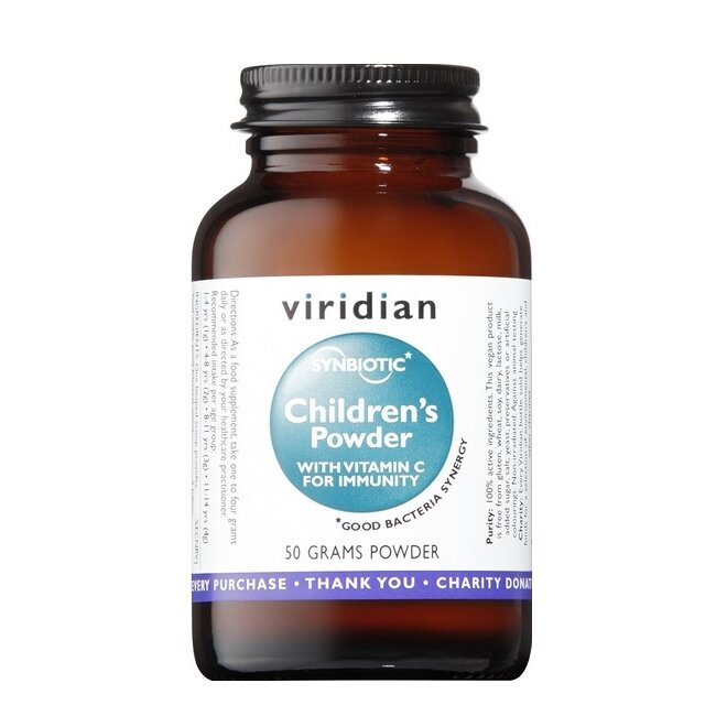 Viridian Synbiotyk dla dzieci z witaminą C 50 g 