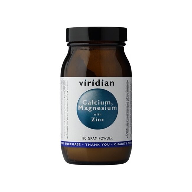 Viridian Wapń Magnez Cynk proszek 100 g