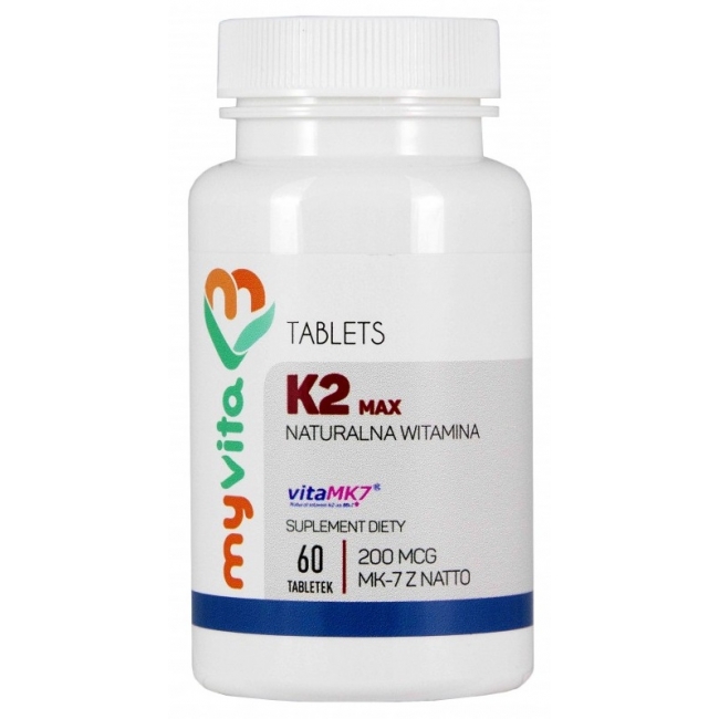 MyVita Witamina K2 MK-7 Max 200 mcg 60 tabletek