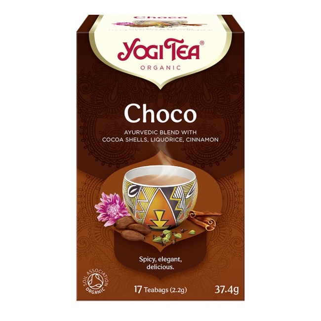 Herbata czekoladowy czaj 17 saszetek BIO Yogi Tea 