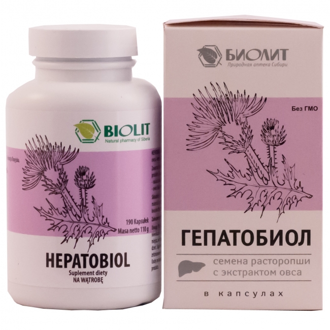 Biolit Hepatobiol 190 kapsułek PROMOCJA!