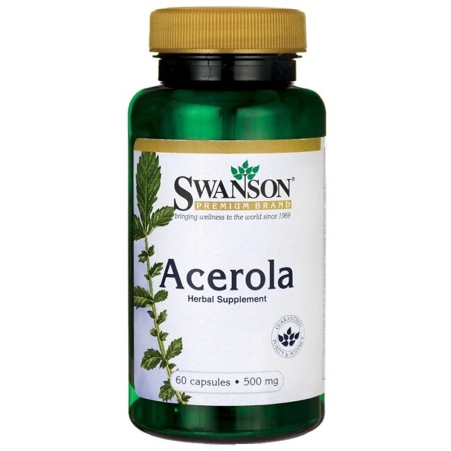 Swanson acerola 500 mg 60 kapsułek