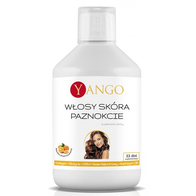 Yango Włosy, Skóra, Paznokcie multiwitamina 500 ml 