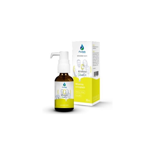 Witamina C Quali-C® 16 mg  (kwas L-askorbinowy) 30 ml Avitale