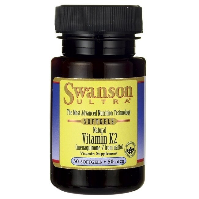 Swanson witamina K2 naturalna 50 mcg 30 kapsułek 