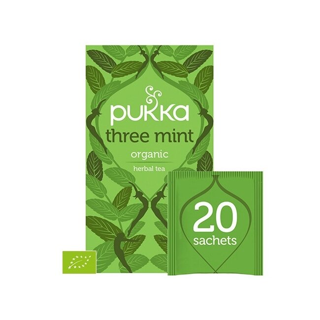 Pukka three mint 20 saszetek BIO