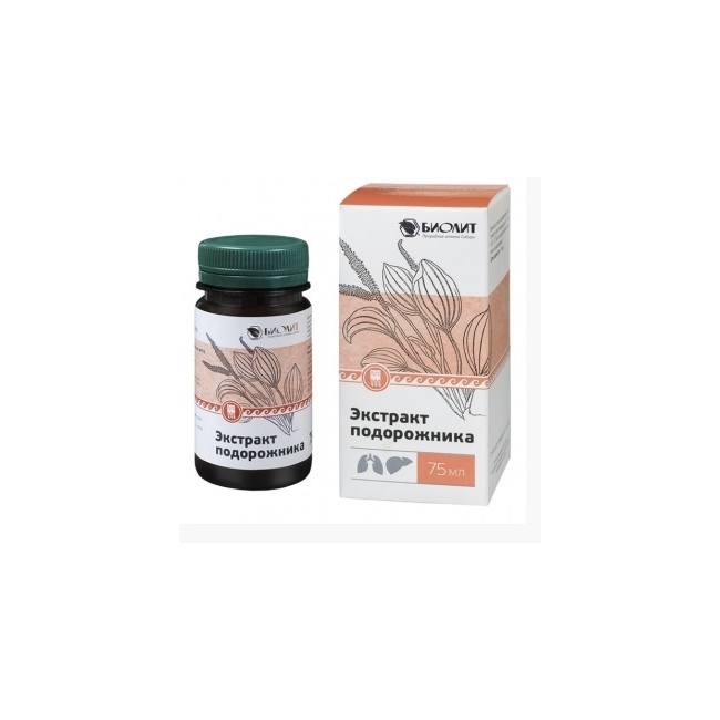 Biolit Babka Lancetowata wodny ekstrakt 75 ml