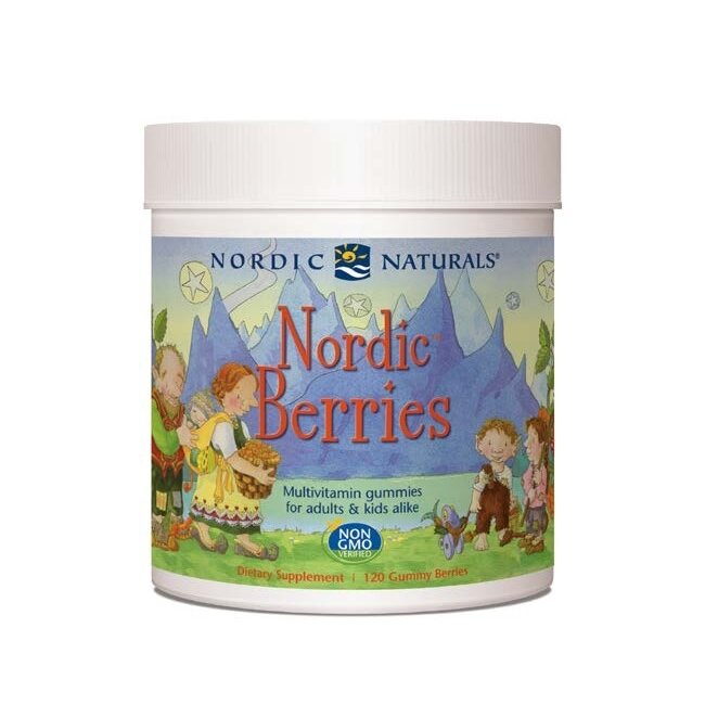 Nordic Berries żelki dla dzieci i dorosłych multiwitamina 120 sztuk Nordic Naturals