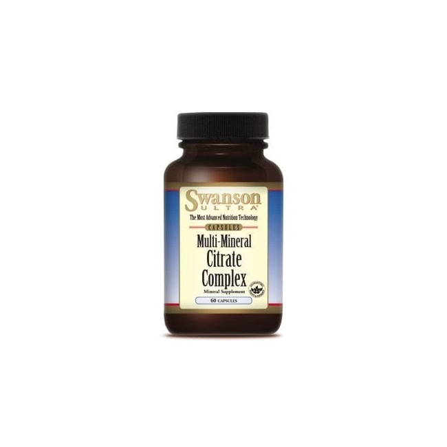 Swanson Cytryniany - Multi Mineral Citrate Complex 60 kapsułek