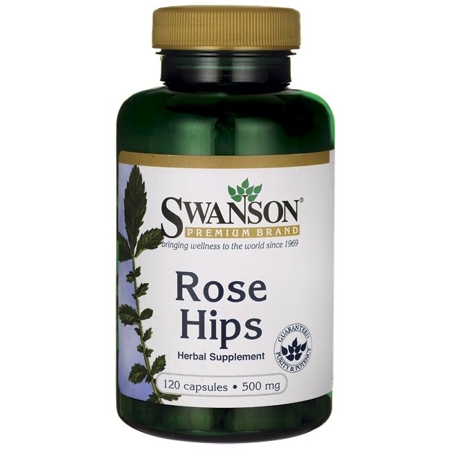 Swanson Dzika Róża 500mg 120 kapsułek