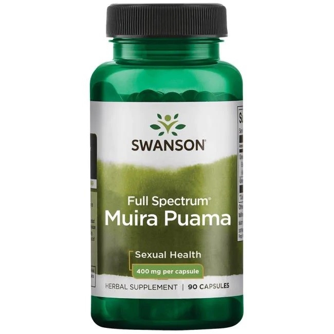 Swanson full spectrum muira puama 400 mg 90 kapsułek