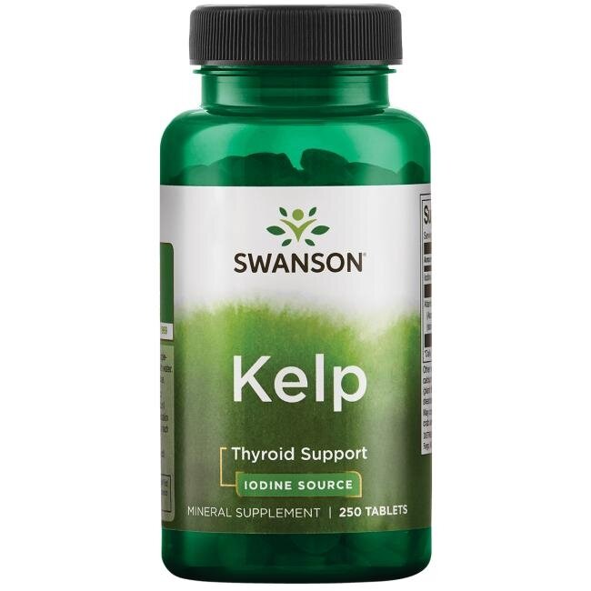 Swanson Kelp 225mcg 250 tabletek