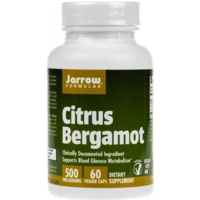 Jarrow Formulas Citrus Bergamot 500 mg 60 kapsułek 