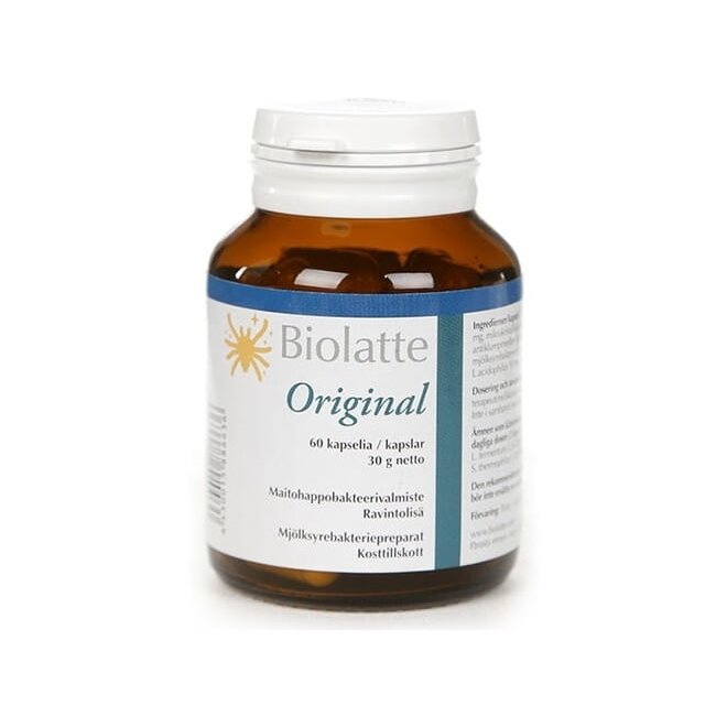 Biolatte Original (Ludzkie Szczepy Bakterii Kwasu Mlekowego) 60 kapsułek