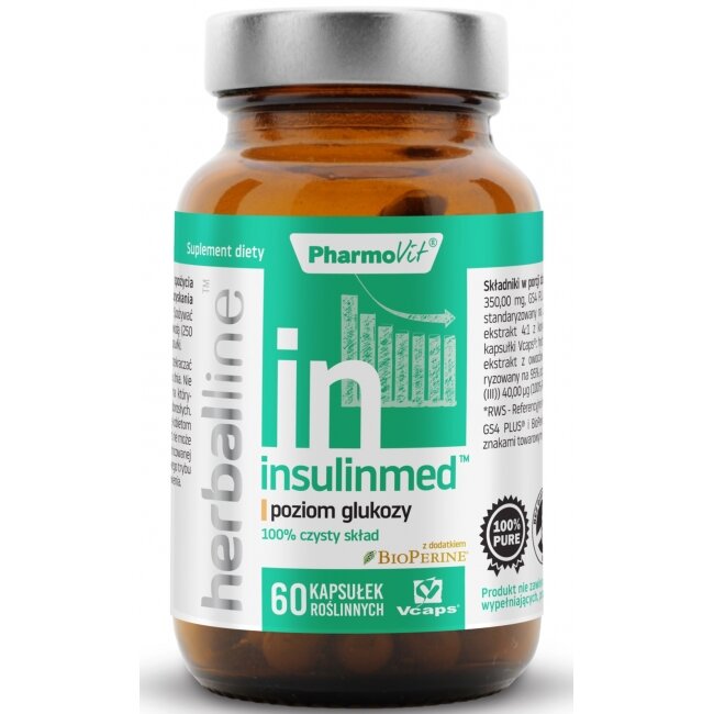 Pharmovit herballine Insulinmed 60 kapsułek 