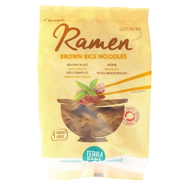 Makaron Ramen z ryżu brązowego 280 g BIO Terrasana 