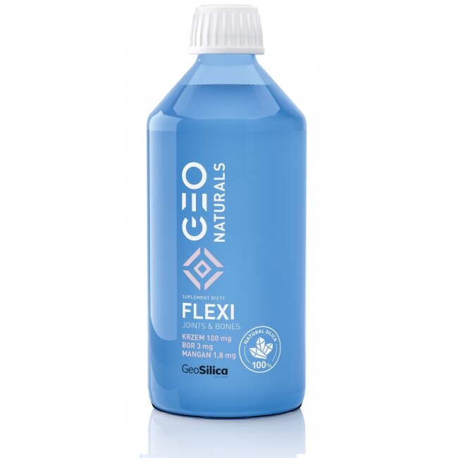 Geonaturals SILICA FLEXI krzem 100 mg + mangan 3 mg + bor 1,8 mg 500 ml