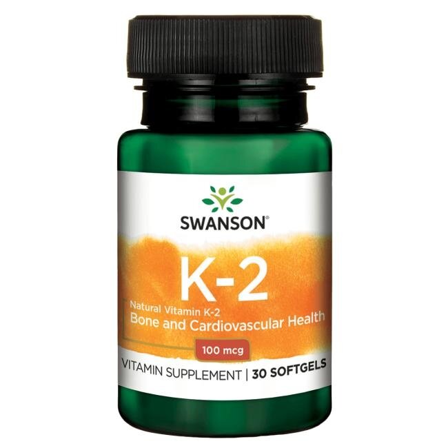 Swanson witamina K2 naturalna 100 mcg 30 kapsułek 