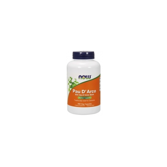 NOW Foods Pau D' Arco 500mg 250 kapsułek