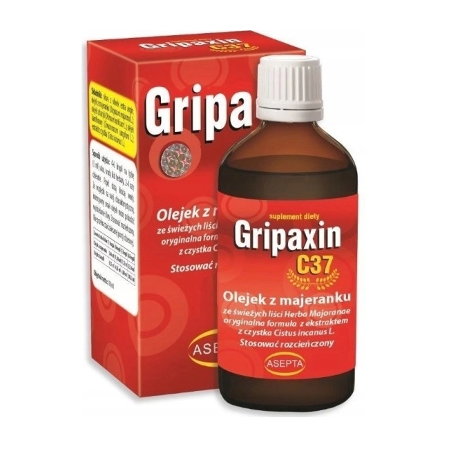 Asepta Gripaxin C37 olejek z majeranku i bazylii 100ml 