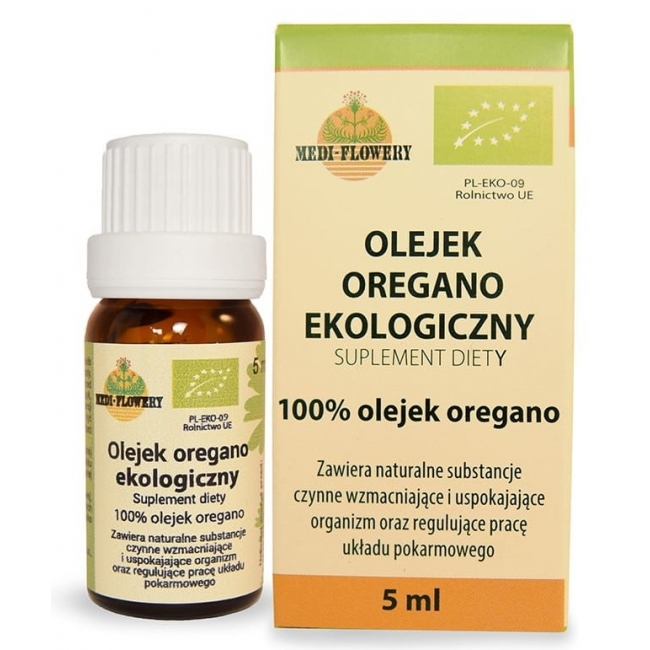 Medi-Flowery Olejek oregano ekologiczny 5 ml 