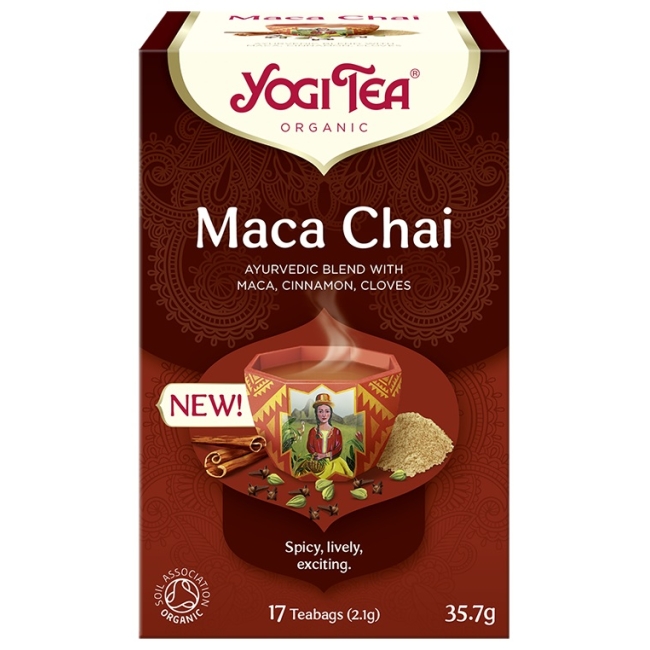 Herbata maca czaj 17 saszetek  BIO Yogi Tea PROMOCJA!