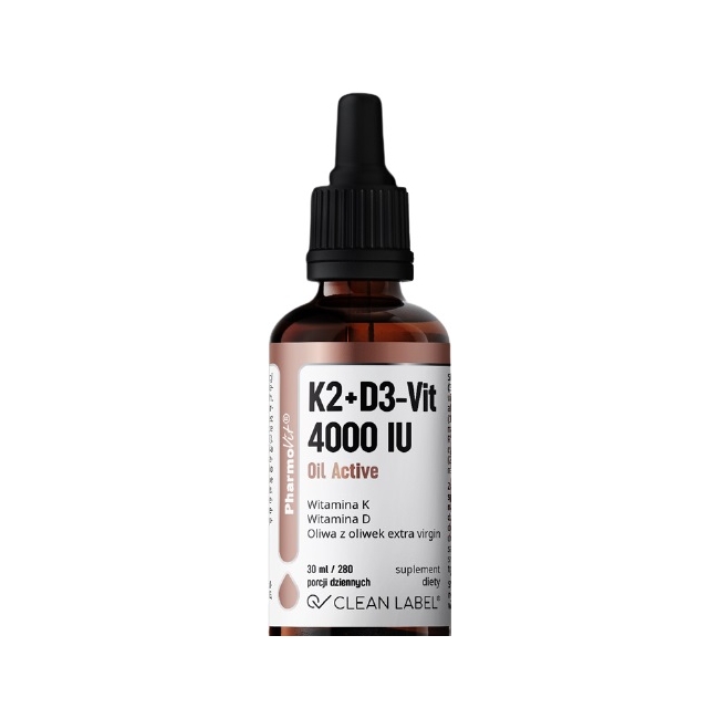 Clean Label Witamina K2+D3 krople 30 ml Pharmovit  