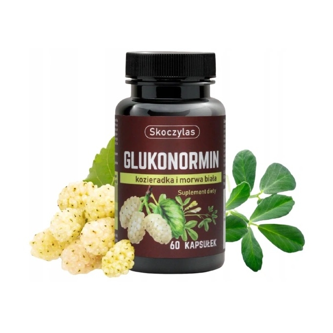 Glukonormin Morwa i Kozieradka 60 kapsułek Purelab Marek Skoczylas