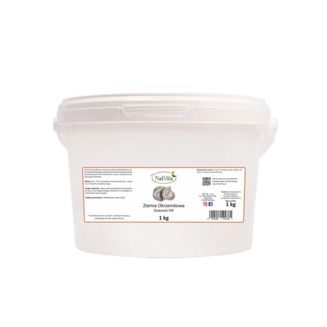 Natvita Ziemia okrzemkowa Diatomit 1 kg