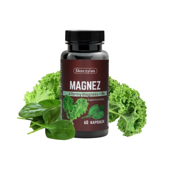 Magnez 4 formy + Szpinak 60 kapsułek Purelab Marek Skoczylas