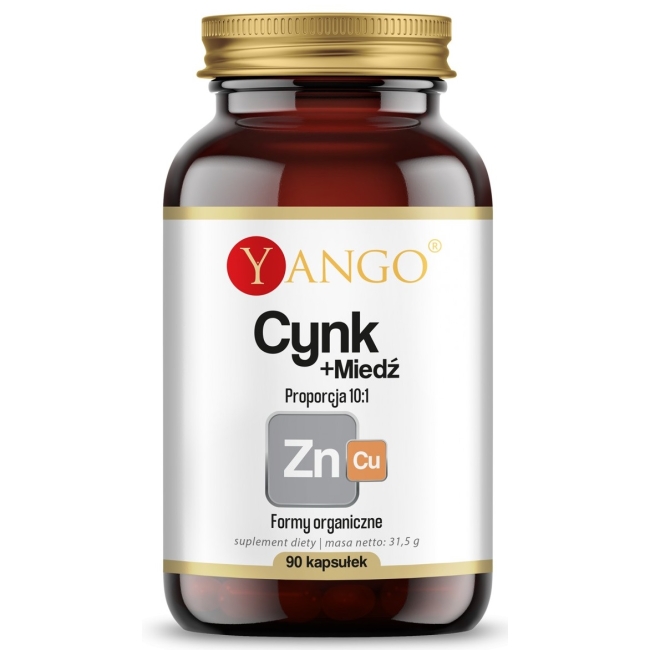 Yango Cynk + Miedź 90 kapsułek