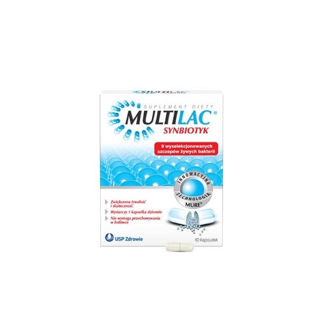 Multilac 10 kapsułek USP Zdrowie