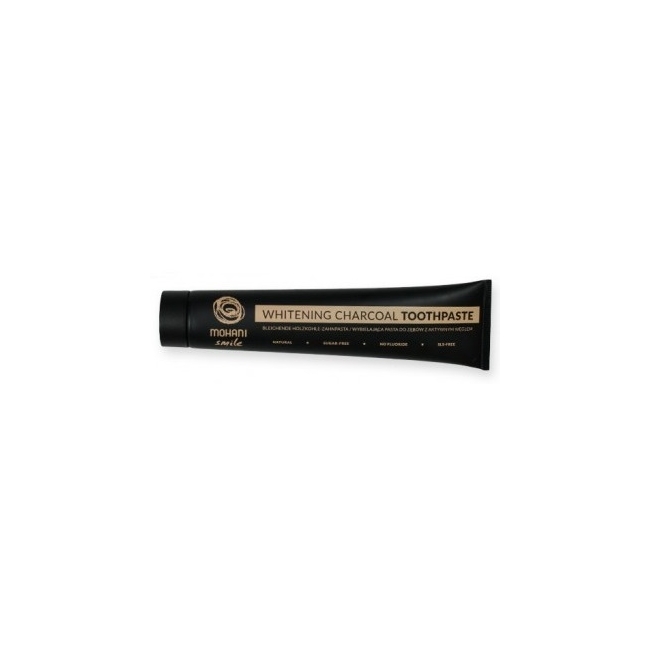 Mohani Pasta do zębów z węglem aktywnym bez fluoru 75 ml 