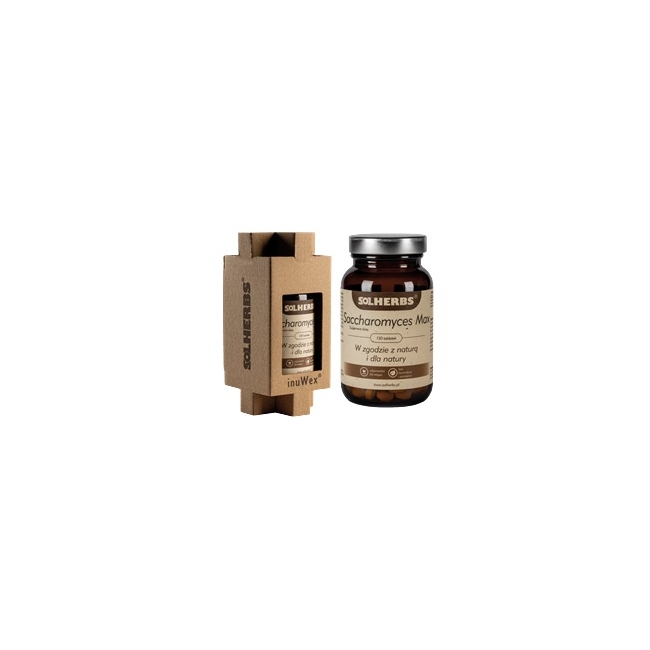 Solherbs Saccharomyces Max 120 tabletek 