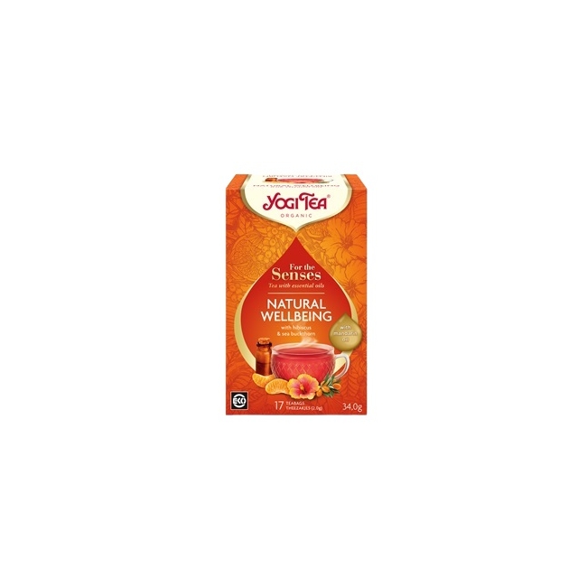 Herbata dla zmysłów naturalny dobrostan natural wellbing 17 saszetek BIO Yogi Tea 