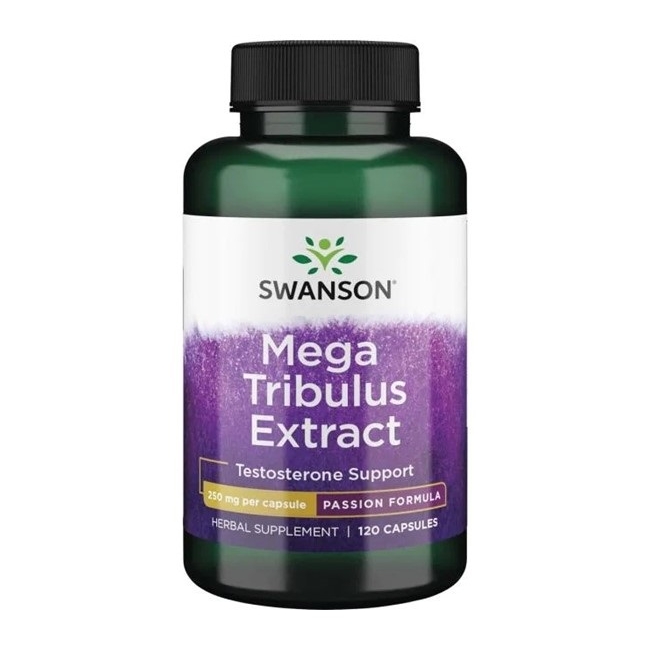Swanson mega tribulus extrakt 250 mg 120 kapułek