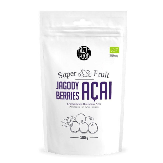 Sproszkowane jagody acai 100 g BIO Diet Food