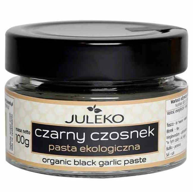 Czarny czosnek pasta 100 g BIO Juleko 