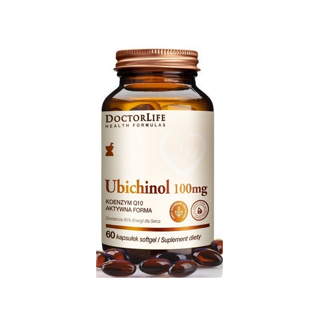 Doctor Life Ubichinol 100mg 60 kapsułek