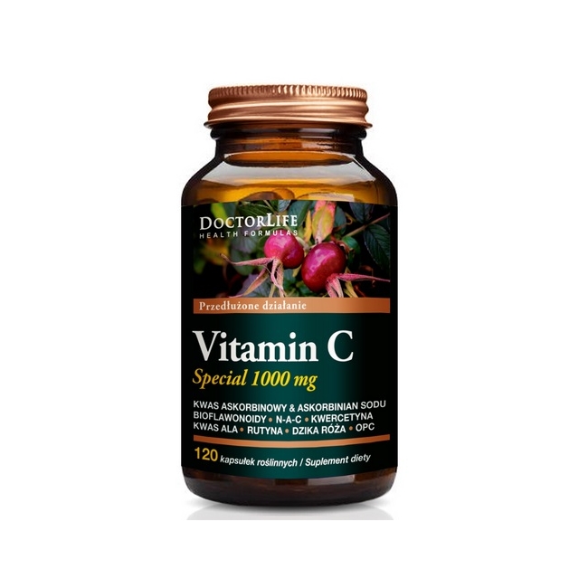 Doctor Life Witamina C 1000mg 120 kapsułek