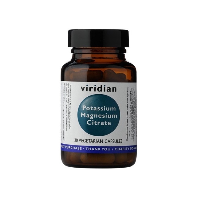 Viridian Potas i Magnez 30 kapsułek
