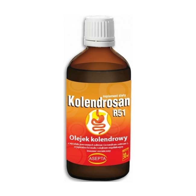 Kolendrosan R51 olejek kolendrowy krople 30ml Asepta 