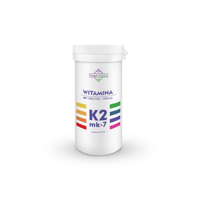 Soul Farm Witamina K2 MK7 100 mcg 60 tabletek PROMOCJA