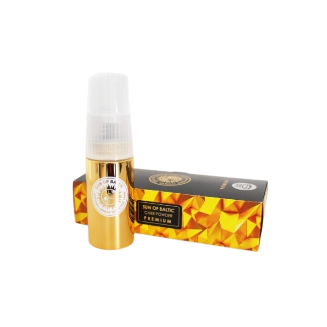 Puder pielęgnacyjny Sun of Baltic - Premium 25 g z pompką Saibaba 