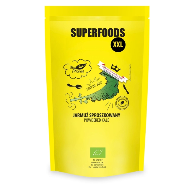 Jarmuż sproszkowany 400 g BIO  Bio Planet 
