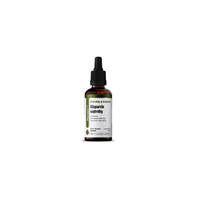 Pharmovit clean label ekstrakty w kroplach na wsparcie wątroby 30 ml 