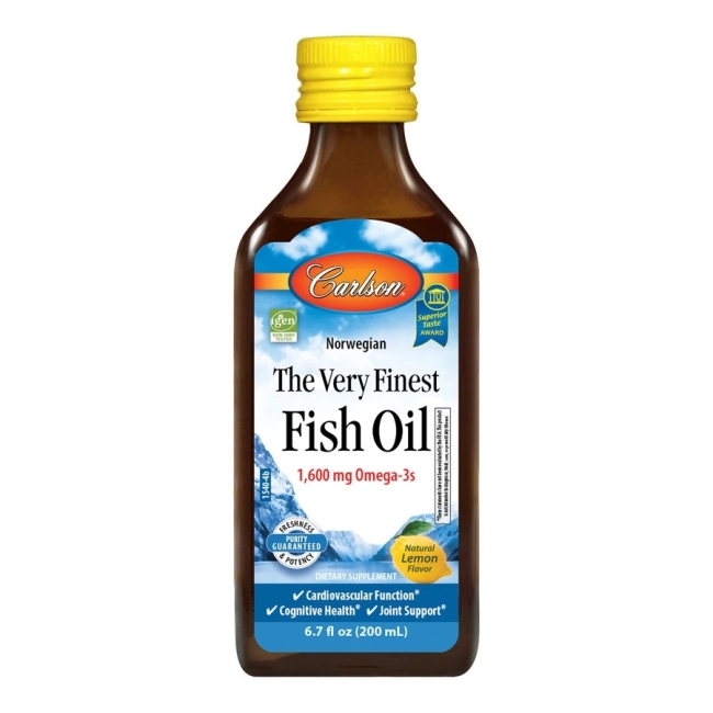 Carlson Labs the very finest oil lemon 200 ml 
